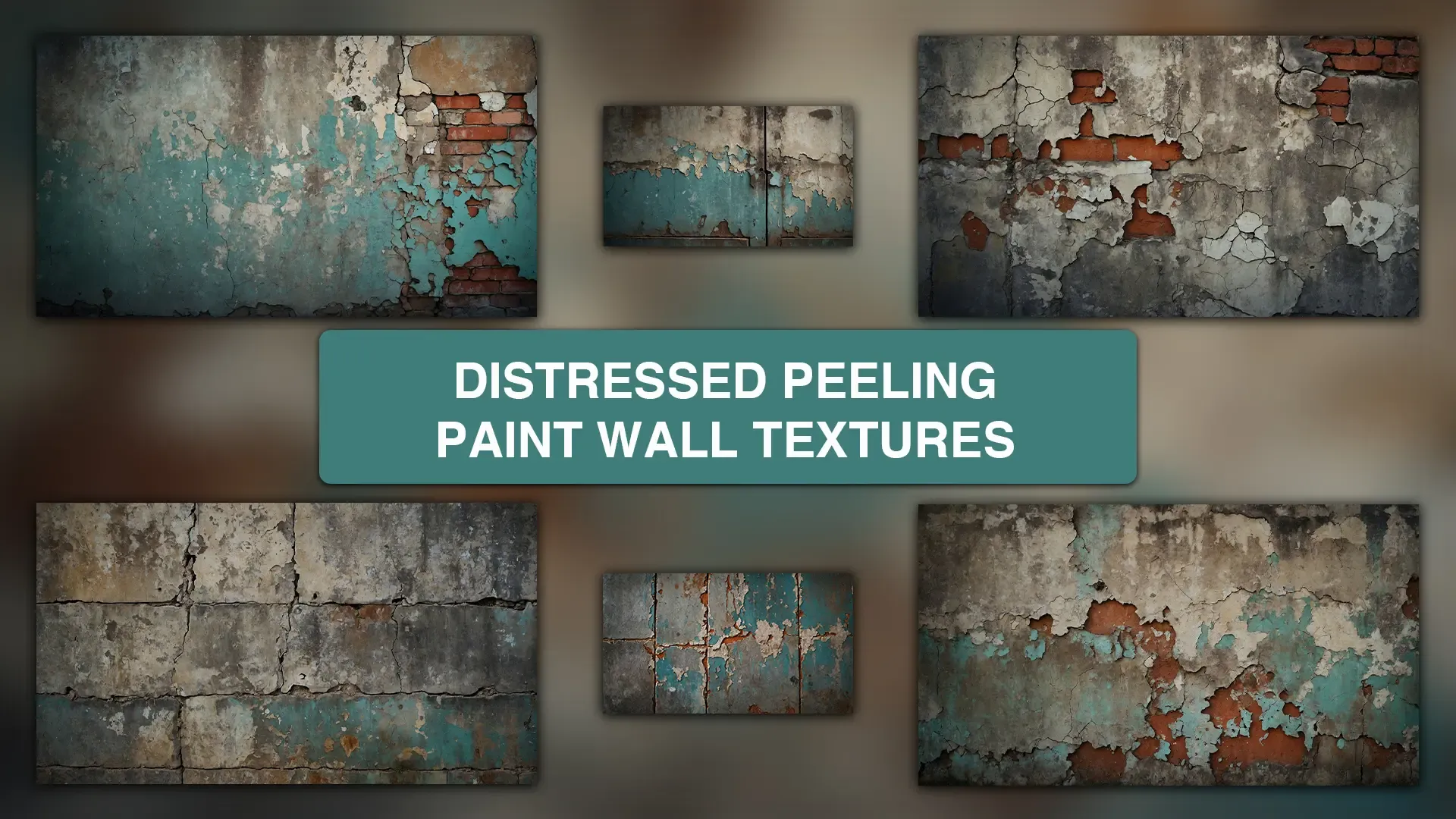 Distressed Peeling Paint Wall Textures High Resolution Collection image